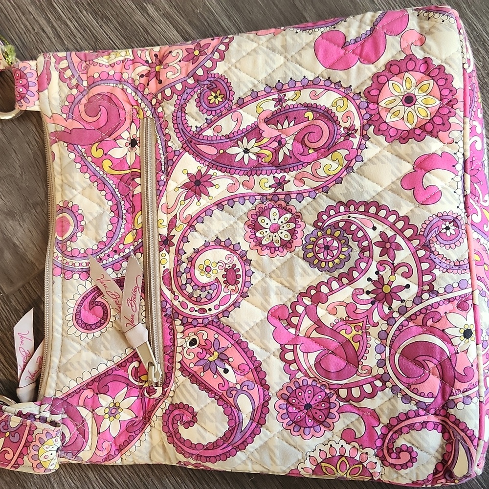 New With Tags Vera Bradley Paisley Meets Plaid Bag - Picture 3 of 6